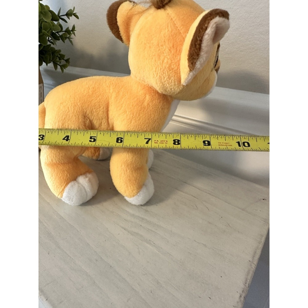 Disney Mattel Sitting SIMBA LION KING Stuffed Animal Plush Toy Vintage 1993 - Picture 9 of 9